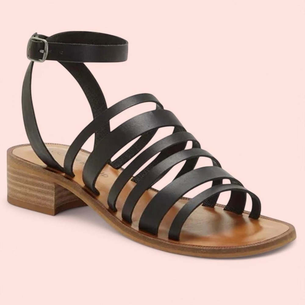 Black Strappy Sandals